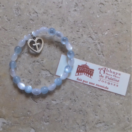 Dizainier bracelet bleu pour apprendre à prier aux enfants de Croix & Chapelets