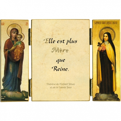 Triptyque de sainte Thérèse sur Marie de Triptyques