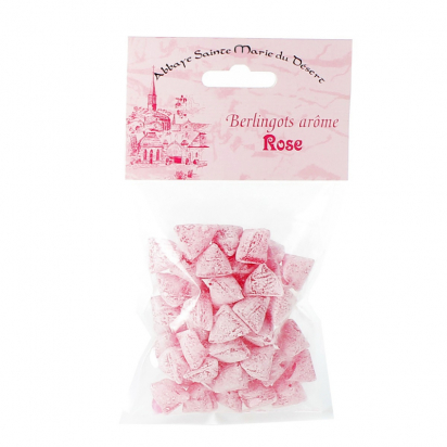 Bonbons berlingots arôme rose de Confiseries