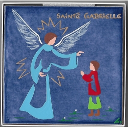 Céramique Sainte Gabrielle, peinte à la main