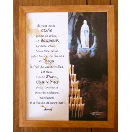 z) cadre de prière à la Vierge Marie de Pour ma prière