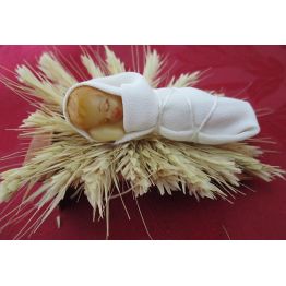 Enfant Jésus dormant blond