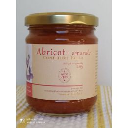 confiture d'abricot aux amandes - 250g de Confitures & Miels