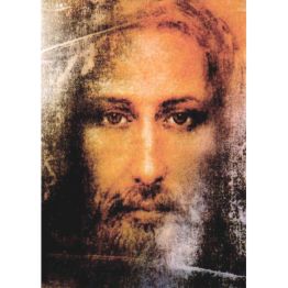 Icône religieuse : Visage de Jésus d'après le Saint Suaire