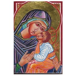 Carte icône - Vierge à l'Enfant de Cartes Icônes