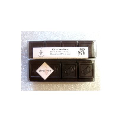 Carrés napolitains - boite de 36 carrés 180g de Chocolats