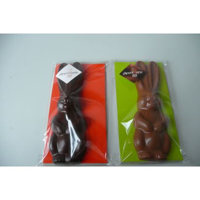 lapin noir de Chocolats