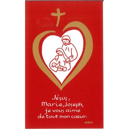 Carte 1ère Communion - B53 Sainte Famille 