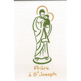 Carte Prière - PE18 Prière à Saint Joseph 