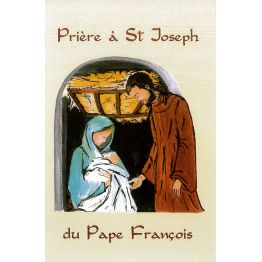 Carte Prière - PE61 Prière à Saint Joseph du Pape François 