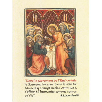 Cartes sur l'Eucharistie de Enluminures