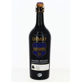 Bière Chimay Bleue Grande Réserve - 3 Fermentations dont Barriques Calvados - 75 cL ~ 2023 
