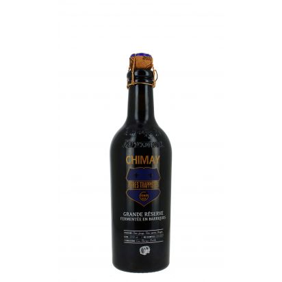 Bière Chimay Bleue Grande Réserve - 3 Fermentations dont Barriques Cognac (Armagnac) - 2020 - 37,5 cL 