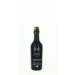 Bière Chimay Bleue Grande Réserve - 3 Fermentations dont Barriques Rhum - 2021 - 37,5 cL 