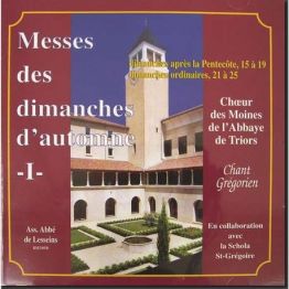 Messes des dimanches d'Automne I - Chant Grégorien (CD) 