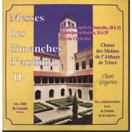 Messes des dimanches d'Automne II - Chant Grégorien (CD) 