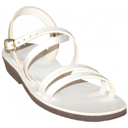Sandales modèle Hildegarde - blanc de Sandales Femmes