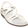 Sandales modèle Hildegarde - blanc de Sandales Femmes